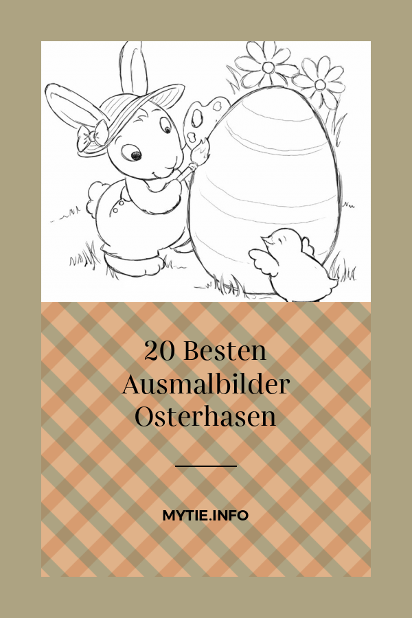 20 Besten Ausmalbilder Osterhasen